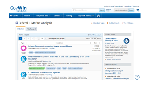 Federal IT Contracting Platform 
